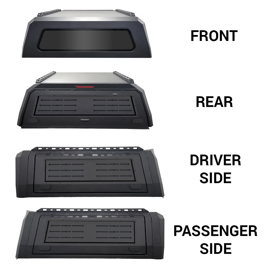 WanderFox Den Truck Topper Models, RAM 1500/2500/3500*, 2009-2018 (or 2019+ "RAM Classic"), 6.4' Bed