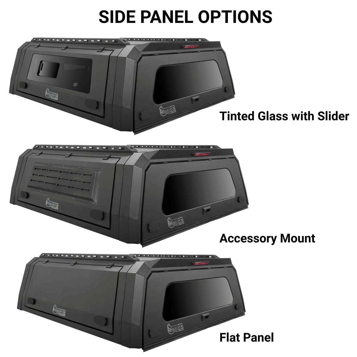 WanderFox Den Truck Topper Models, Ford F-150, 2009-2014, 5.5' Bed